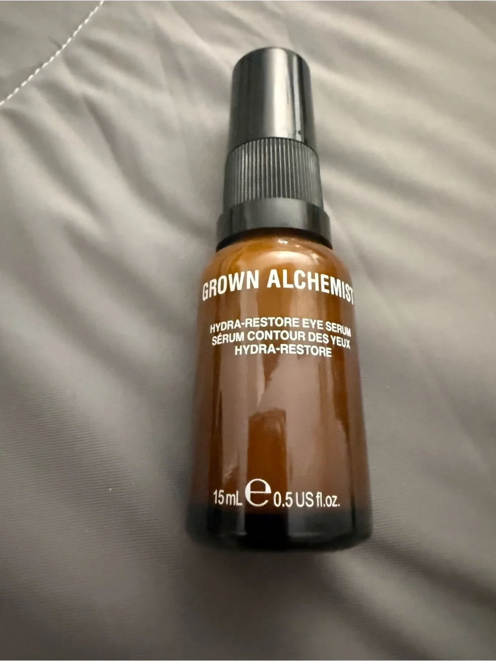 Grown Alchemist Brown and Black Eye Serum Bottle